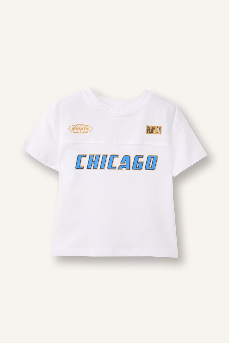 ديفاكتو تيشيرت بيبي اولادي نص كم اوفر سايز - Image 1